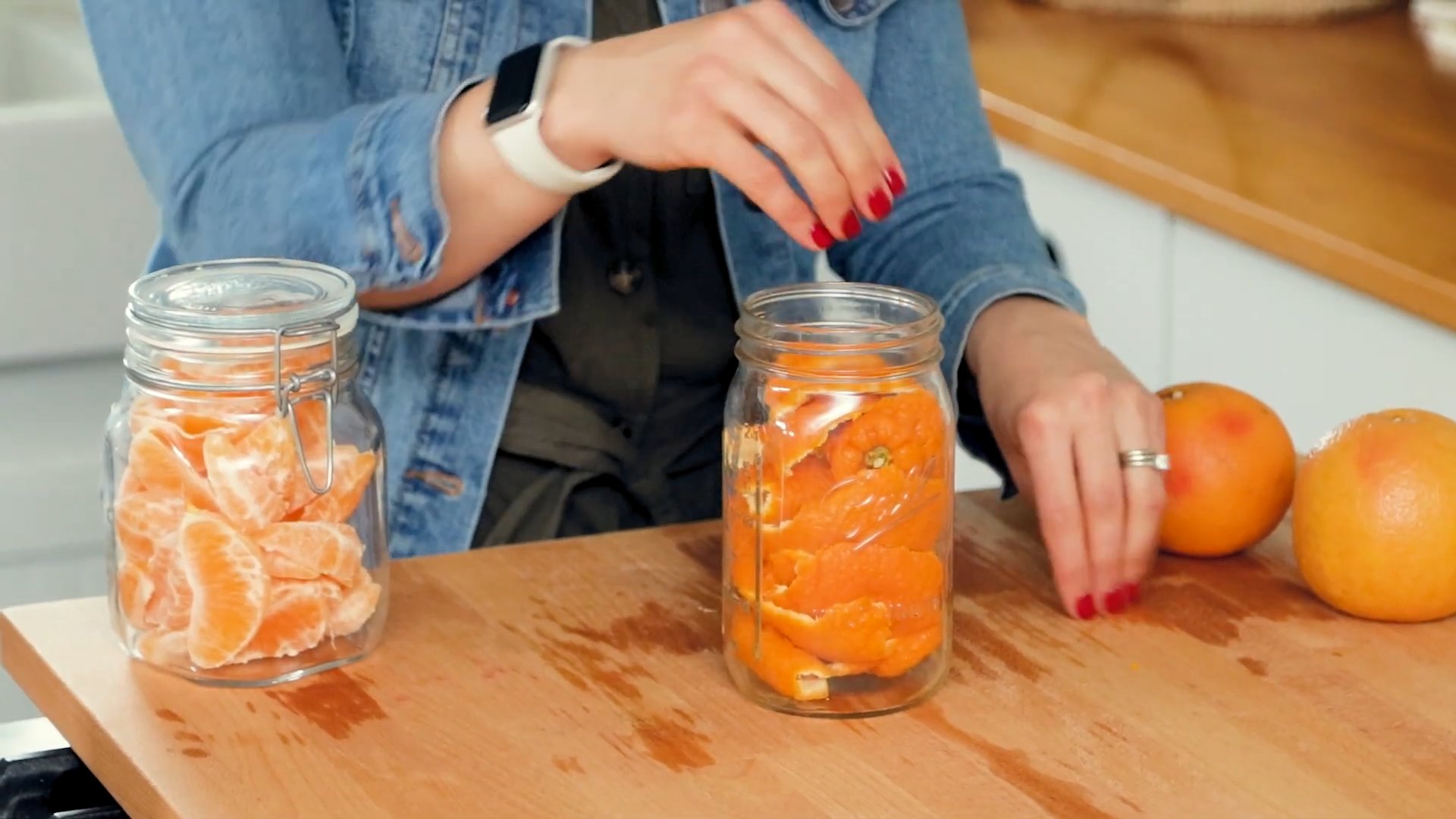 Citrus peel air freshener