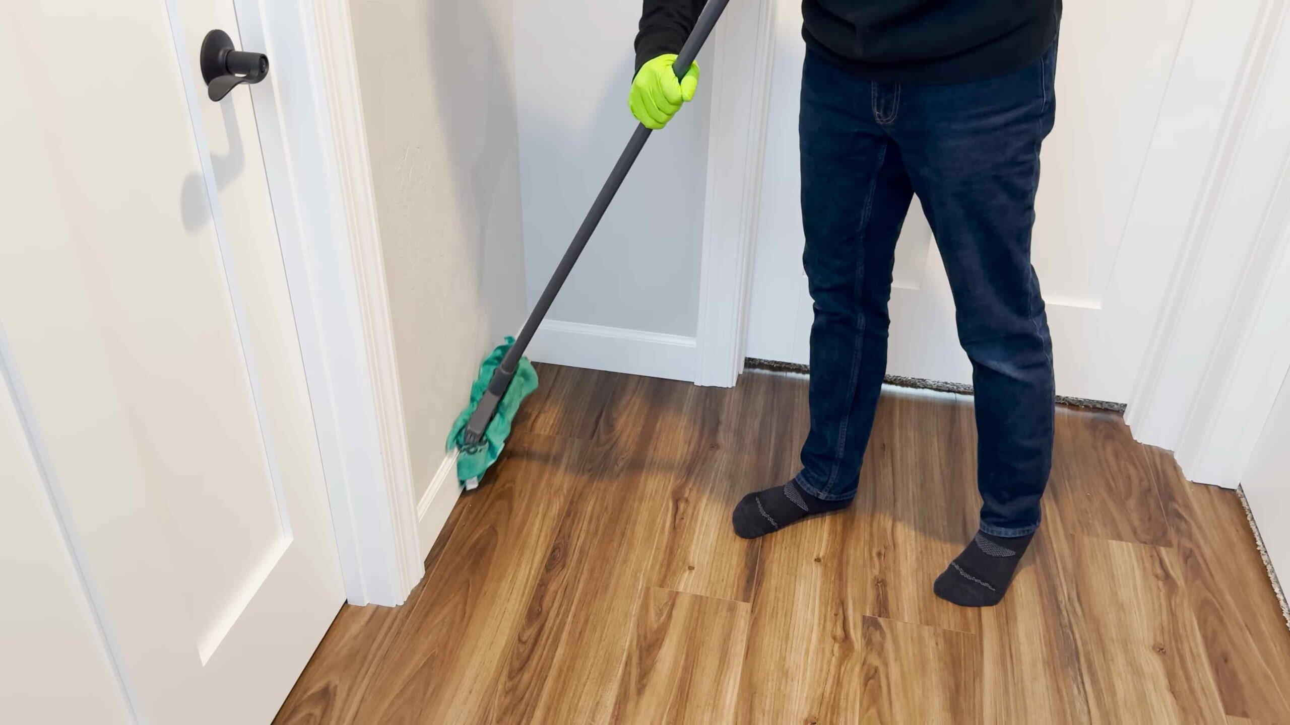 Dust Baseboards Dryer Sheets