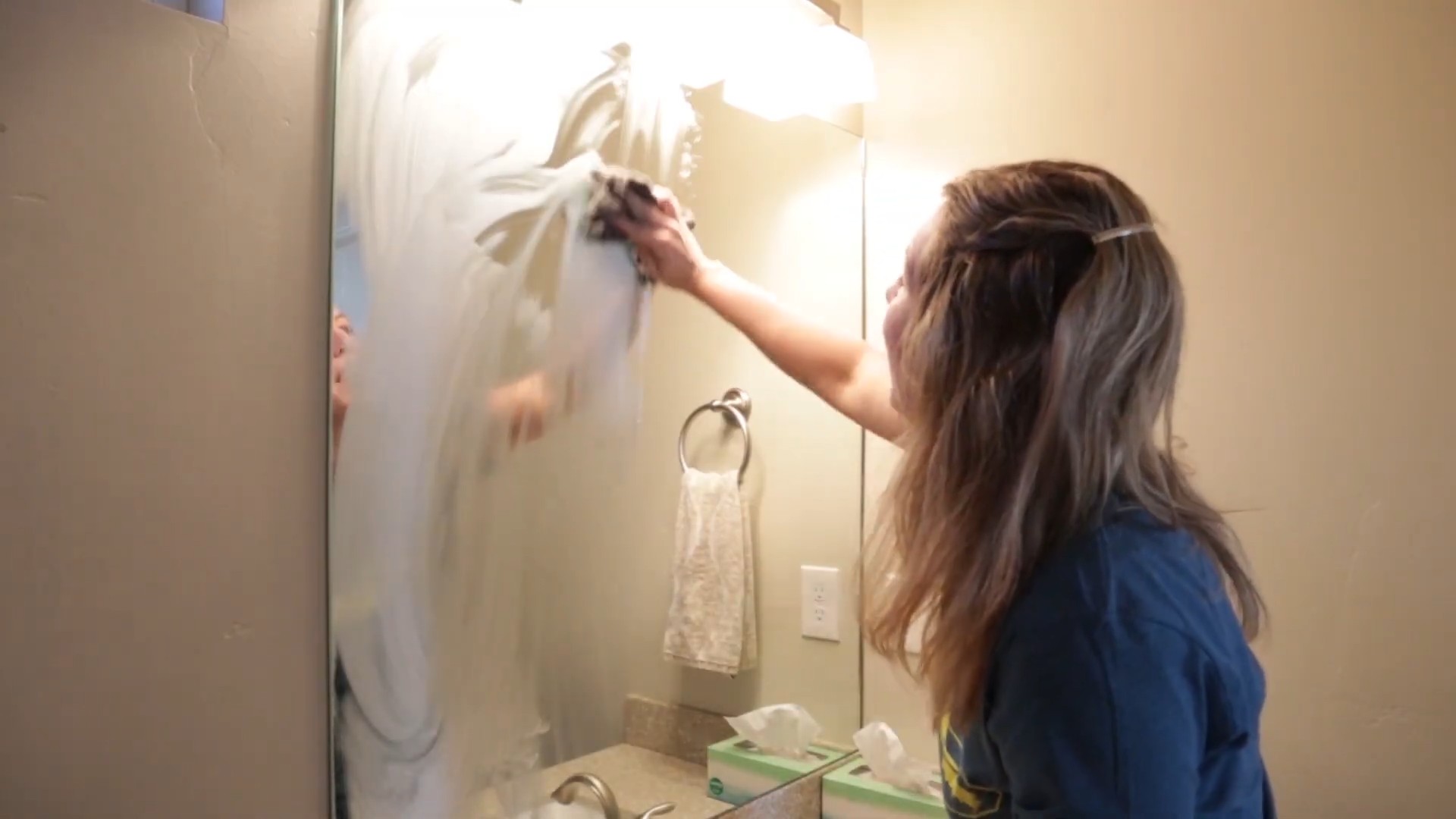 Shaving Cream Mirror Hack