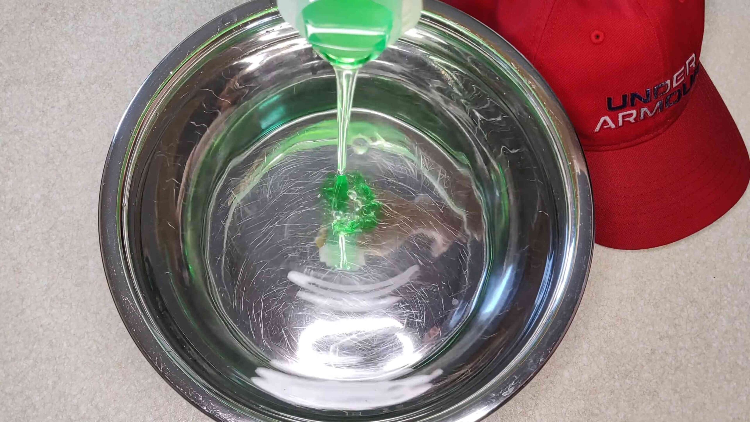 DIY cap cleaner